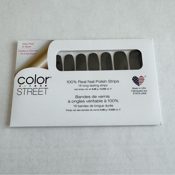 *Retired* Color Street: Only in Vegas | Black Gold Glitter Fall Goth Sparkle - Picture 3 of 16